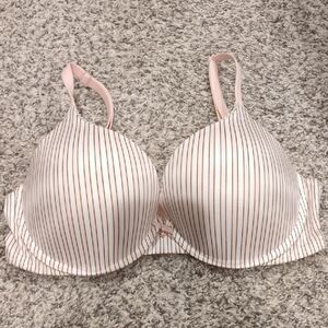 Victoria's Secret Light Pink Striped Bra